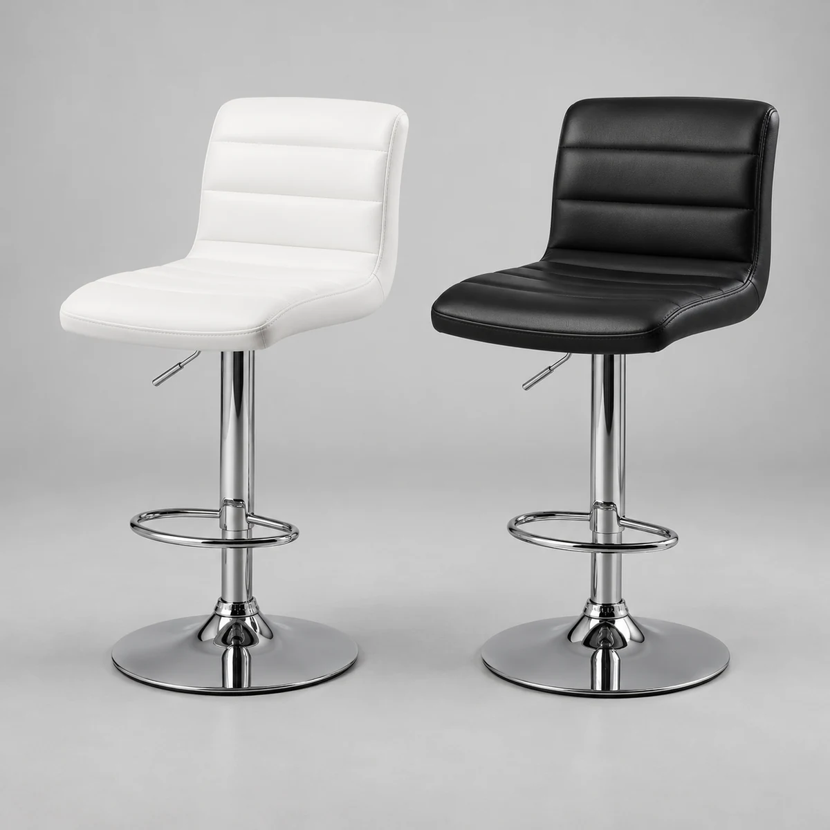 Bar Stool – White & Black