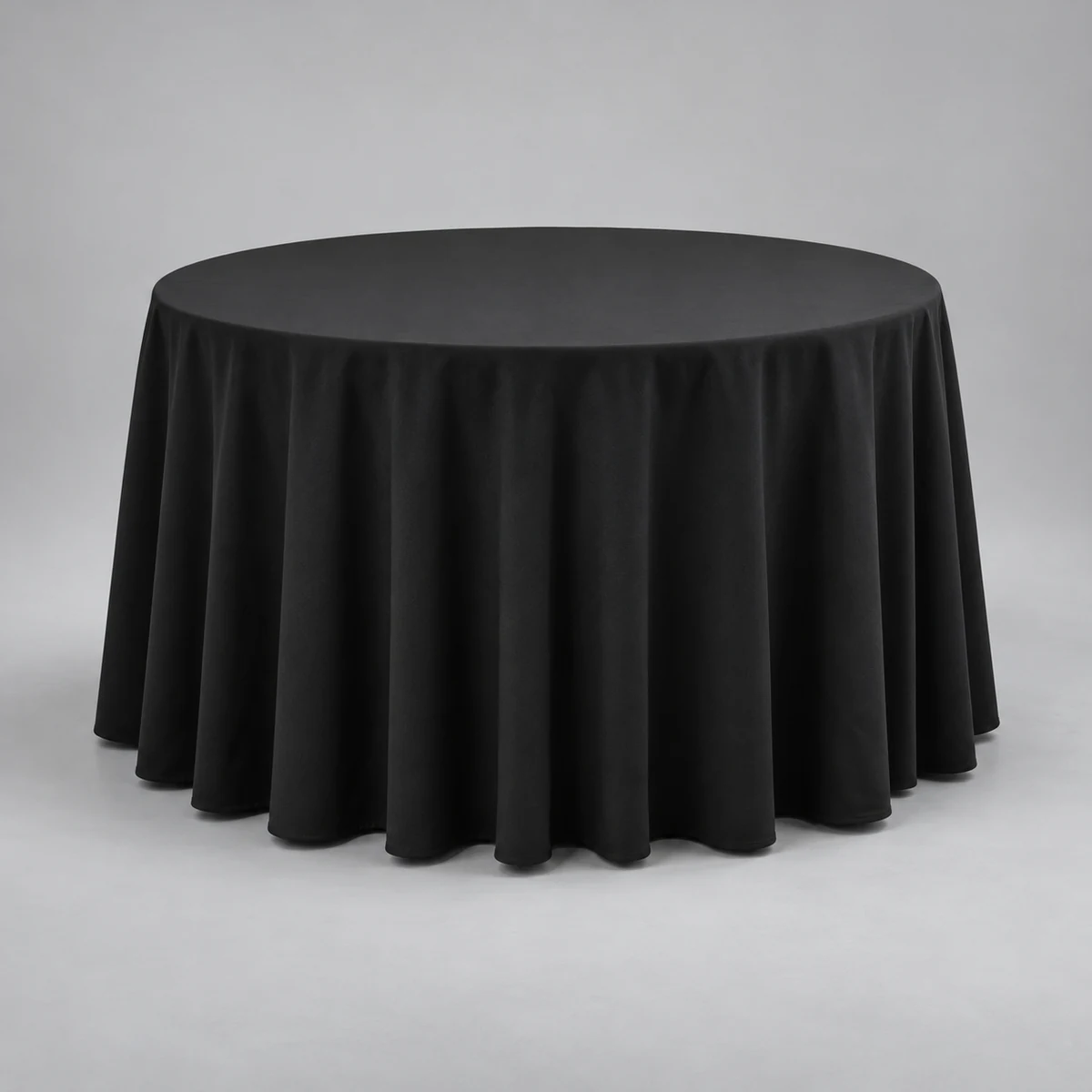 Round Table Cover – BLACK